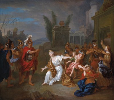 Odysseus Demands Astyanax from Andromache by Louis de Silvestre